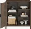 Kommode 'Lukkodso' mit Tür 82 x 75 x 30 cm Walnussoptik Produktbild-Vorschau 7