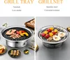 Grill na węgiel drzewny Koreański grill nieprzywierający Podgląd zdjęcia produktu 11