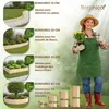 Floranica Bordure de Jardin en bois 40 x 200 cm Naturel Voir les images du produit 2