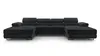 AX LIVING Dunkelgrau Sofa U Form mit Schlaffunktion – Produktbild-Vorschau 2