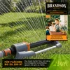 Arroseur carré Brandson pour jardin, arroseur de pelouse, Voir les images du produit 4