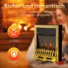 Elektrický krb Stojanový krb s efektom plameňa 1000/2000W Náhľad obrázku produktu 5