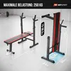 Hop-Sport HS-1080 klappbare Hantelbank mit Gewichten Sets Produktbild-Vorschau 5
