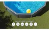Piscine ronde en acier GRE à l'aspect anthracite KIT300GY – Voir les images du produit 7