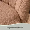 SONGMICS Schminkstuhl, Bürostuhl, Teddy-Fleece-Oberfläche, Produktbild-Vorschau 6