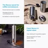 Intirilife Kaffeemühle in SILBER – Manuelle Mühle zum Produktbild-Vorschau 3
