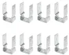 Alberts 8 x U-Pfostenträger, 91x150 mm, feuerverzinkt, zum Produktbild-Vorschau 1