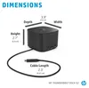 HP Thunderbolt Dock 120 W G2, Kabelgebunden, Thunderbolt, Produktbild-Vorschau 3