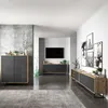 Loft Kommode TV Eiche Wotan Apollo 4D TV-Sideboard Loft Produktbild-Vorschau 5