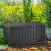Keter Garten-Aufbewahrungsbox Kentwood 350 L Anthrazit Ecom Produktbild-Vorschau 2