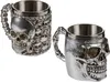 Out of the Blue Versilberter Becher Pokal Totenkopf Produktbild-Vorschau 2