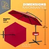 KINGSLEEVE® Parasol de jardin extérieur en alu Parasol Voir les images du produit 2