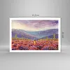 Poster - Poster ohne Rahmen - Feld Frau Landschaft - Produktbild-Vorschau 4