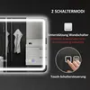 Kúpeľňové zrkadlo HOMCOM s LED osvetlením, Náhľad obrázku produktu 9