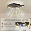 Stropné svietidlo HOMCOM LED s ventilátorom, tiché, 53 cm, Náhľad obrázku produktu 6