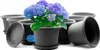 BigDean 8 Stück Blumentopf mit Untersetzer rund ø 30 cm Produktbild-Vorschau 1