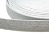10m edles Glitzer-Gummiband elastisches Glitzerband weiß schwarz 20mm Produktbild-Vorschau