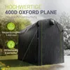Juskys® Gerätezelt S, 180x120x165 cm in Anthrazit, mit Produktbild-Vorschau 2