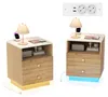 UnboxG 2er Set Nachttische mit RGB LED & Ladestation, Produktbild-Vorschau 1
