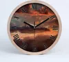 Holzuhr 25fi cm wanduhr - schwarze Spitzen - Produktbild-Vorschau 1