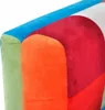vidaXL Křeslo Cube s chromovanými nohami Látka s Náhled obrázku produktu 3