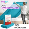 EllaTex Jersey Topper Spannbettlaken 90x200–100x200 Produktbild-Vorschau 2