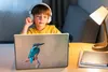 MuchoWow® Laptop Aufkleber Sticker Cover Eisvogel - Porträt Produktbild-Vorschau 3
