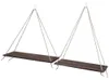 2 Stück Wandregal aus Holz, Schlingenseil, zum Aufhängen, Produktbild-Vorschau 2