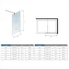 Walk in Duschkabine B.120xH.200cm Duschwand +140cm Produktbild-Vorschau 5