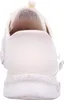 The back view of a beige Skechers sneaker. Voir les images du produit
