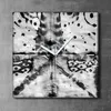 Coloray Uhr auf Leinwand 30x30 cm Wand Uhr Dekoration Produktbild-Vorschau 2