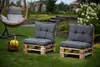 sunnypillow Polster für Gartenmöbel - 2er Set : Sitzkissen Produktbild-Vorschau 2