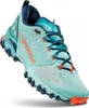 Trailrunning-Schuh "Bushido II Woman" von La Sportiva in mintgrün mit orangefarbenen Akzenten und griffiger Sohle. Produktbild-Vorschau