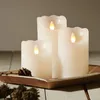 LED Echtwachs-Kerze ''Glow'', weiß,7.5x15cm, Timer, Produktbild-Vorschau 9