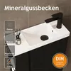 JINDOLI Waschtisch mit Unterschrank 55 cm, Vormontiert, Produktbild-Vorschau 5