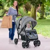 Poussette combinée COSTWAY jusqu'à 30 kg, poussette jumelle Voir les images du produit 2