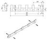 SOTECH Blackline ALBUS Hakenleiste 450 mm mit 5 Haken Produktbild-Vorschau 5