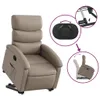 vidaXL Relaxsessel mit Aufstehhilfe Cappuccino-Braun Produktbild-Vorschau 5