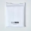 Lenzuolo con angoli HOMESCAPES in damasco – bianco, 100% Anteprima dell’immagine prodotto 5