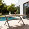 Gartentisch WINDY, WPC Holzoptik, champagner/natur, Produktbild-Vorschau 2