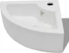 vidaXL Lavabo con troppopieno 45 x 32 x 12,5 cm Bianco Anteprima dell’immagine prodotto 1