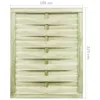 vidaXL Portail de jardin Pin imprégné 100x125 cm Vert Voir les images du produit 3