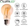 LUMILED Zestaw 6 żarówek LED A60 E27 4W 470lm 2000K Amber Podgląd zdjęcia produktu 6
