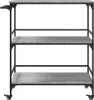 vidaXL Wózek kuchenny szary Sonoma 100,5x50x105 cm Materiał Podgląd zdjęcia produktu 7