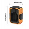 Tragbarer Körper Ventilator 4000mAh Waist Fan mit Produktbild-Vorschau 6