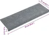 Nakładki Na Schody, 15 Szt., Igłowane, 65X25 Cm, Jasnoszare Podgląd zdjęcia produktu 14
