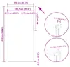 vidaXL Verdunkelungsrollo Weiß 105x230cm Stoffbreite Produktbild-Vorschau 7