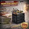 BigDean klappbarer Werkzeugtrolley leer – faltbare Produktbild-Vorschau 2