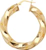 9 Karat (375) Gold Damen - Paar Creolen - 25mm; Produktbild-Vorschau 1