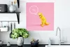 MuchoWow® Poster Dinosaurier - Gelb - Zitate 50x50 cm - Produktbild-Vorschau 3